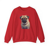 Pug - Unisex 50/50 Crewneck Sweatshirt