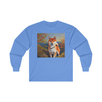 Shiba Inu  Cotton Long Sleeve Tee