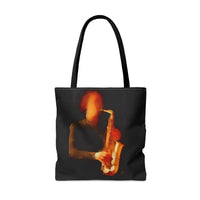 Saxophonist Tote Bag