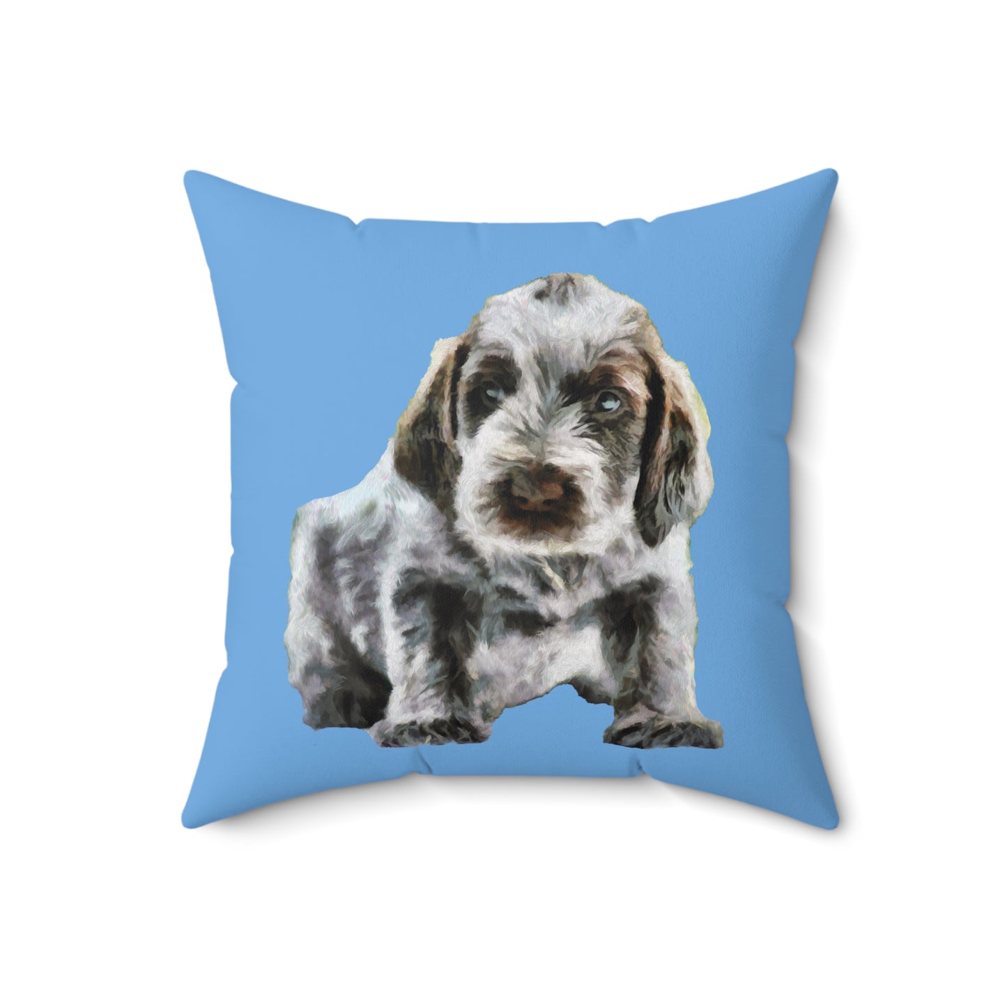 Spinone Italiano Spun Polyester Throw Pillow