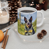 Blue Heeler - Australian Cattle Dog 'Bailey'   -  Ceramic Mug 11oz