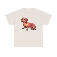 Dachshund 'Simone' Unisex Heavy Cotton Tee