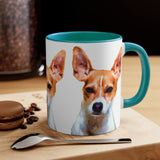 Rat Terrier Accent Coffee Mug, 11oz