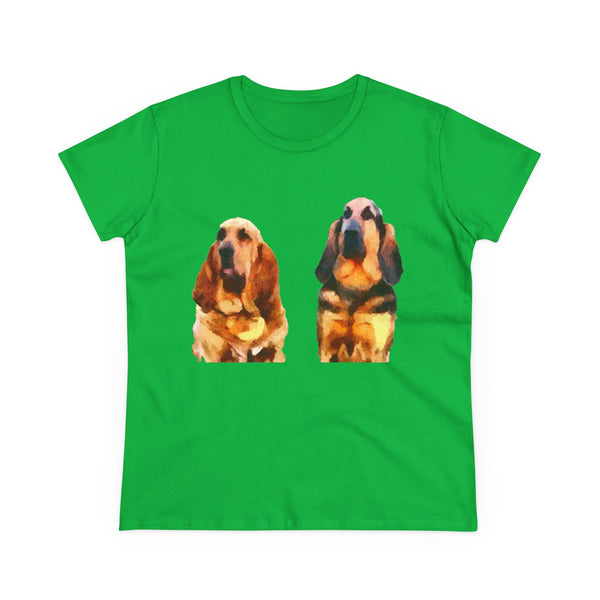 Bloodhounds 'Bear & Bubba' Women's Midweight Cotton Tee