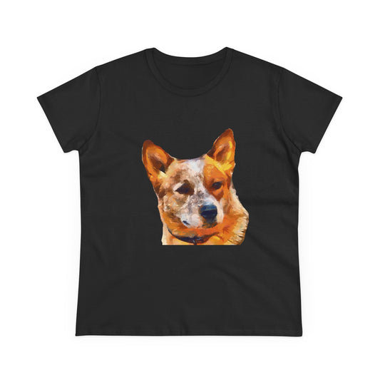 Red Heeler - Australian Cattle Dog Women's Midweight Cotton Tee