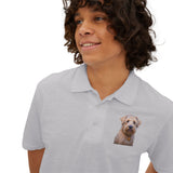 Soft Coated Wheaten Terrier - Men's Piqué Polo Shirt