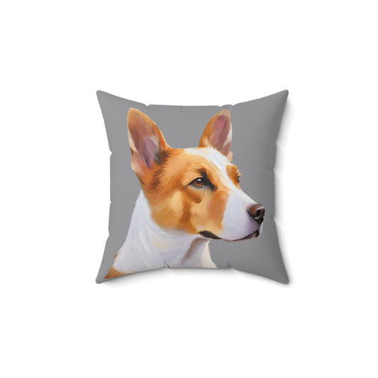 Canaan Dog of Israel Spun Polyester Square Pillow