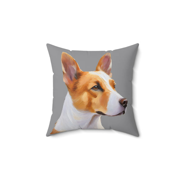 Canaan Dog of Israel Spun Polyester Square Pillow