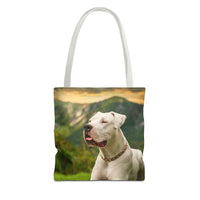 Dogo Argentino Tote Bag (AOP)