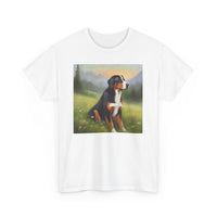 Greater Swiss Mountain Dog Unisex Heavy Cotton Tee