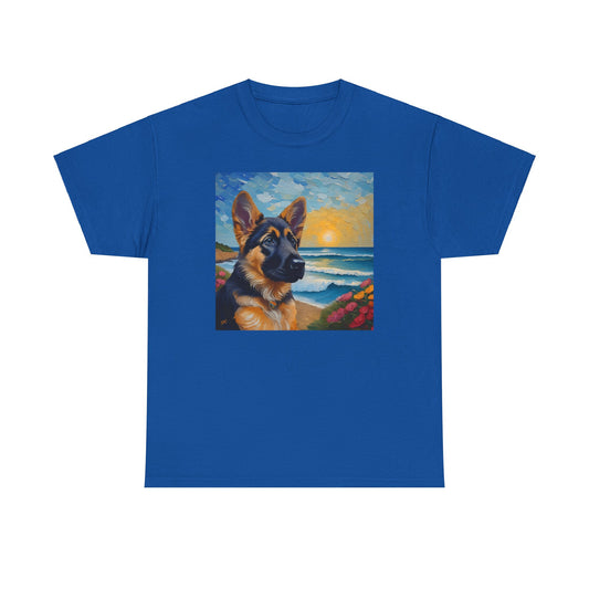German Shepherd Puppy Classic Heavy Cotton Tee