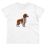 Irish Red & White Setter  Women's Midweight Cotton Tee