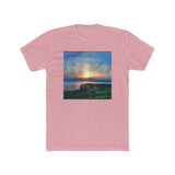 Sifnos  Sunset ( Greece) --  Men's Fitted Cotton Crew Tee