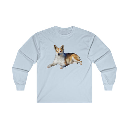 Norwegian Lundehund Unisex Cotton Long Sleeve Tee