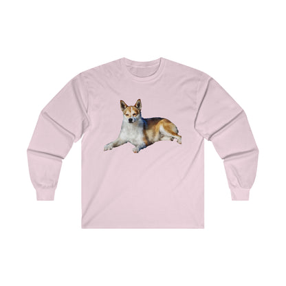 Norwegian Lundehund Unisex Cotton Long Sleeve Tee