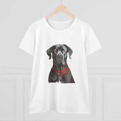 Cane Corso Women's Midweight Cotton Tee: The Comfiest Style Upgrade!
