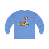 Ibizan Hound Unisex Cotton Long Sleeve Tee