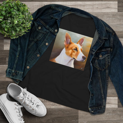 Canaan Dog of Israel Women's Relaxed Cotton Tee