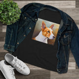 Canaan Dog of Israel Women's Relaxed Cotton Tee