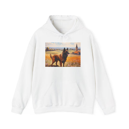 Belgian Tervuren Unisex 50/50 Hooded Sweatshirt
