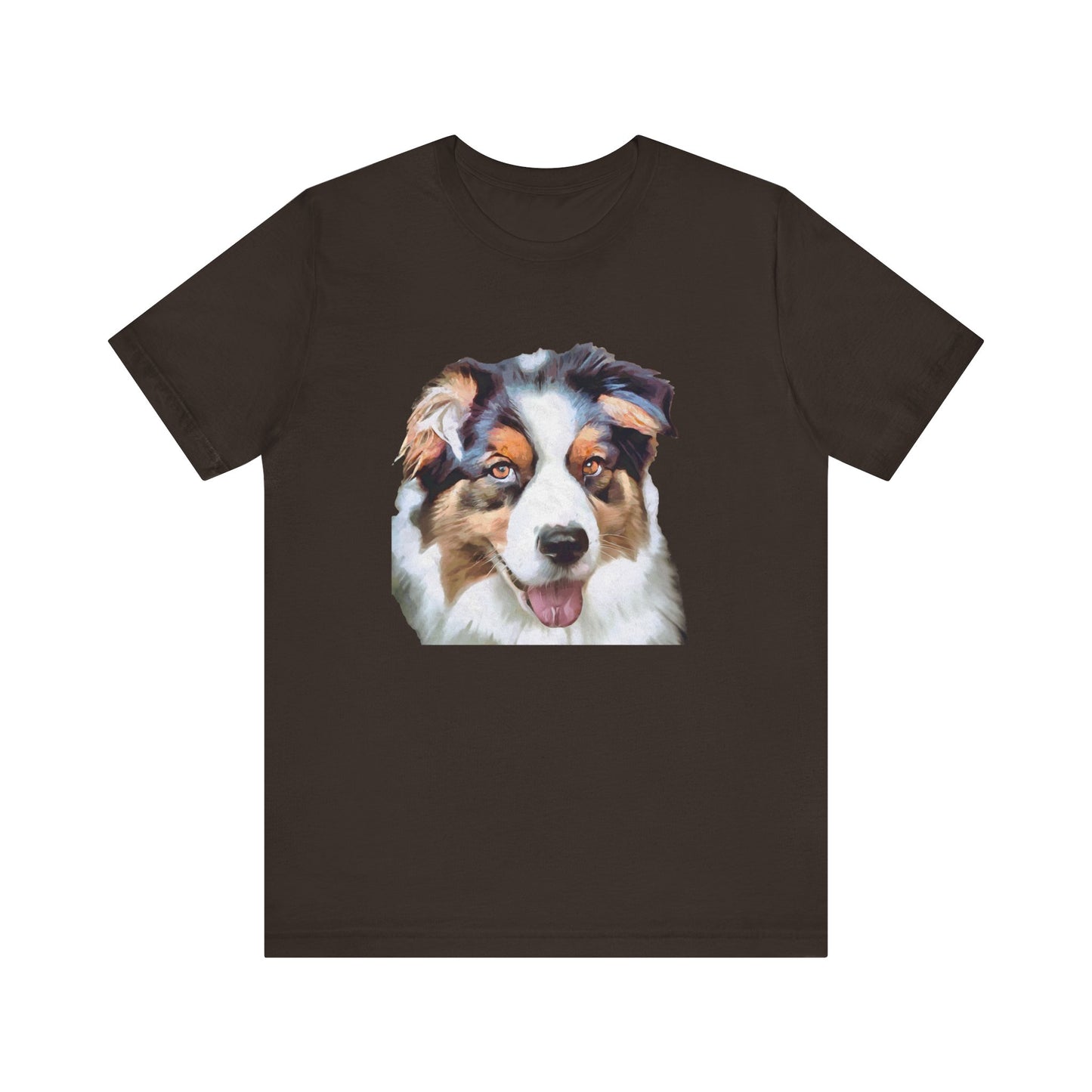 Australian Shepherd - Blue Merle Unisex Jersey Short Sleeve Tee