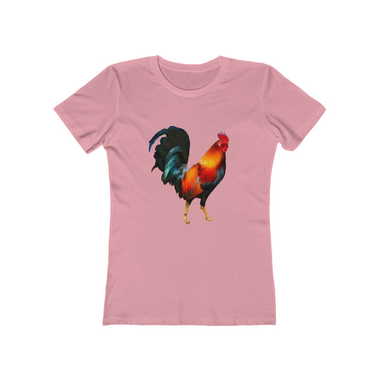 Rooster 'Silas' -  Women's Slim Fit Ringspun Cotton T-Shirt
