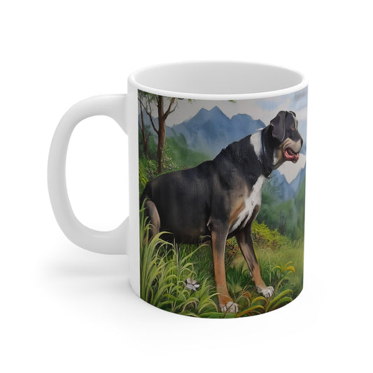 Mountain Cur Ceramic Mug 11oz