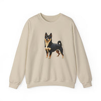 Black & Tan Shiba Inu  -  Unisex 50/50 Crewneck Sweatshirt