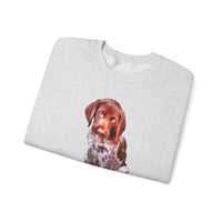 Benny Unisex 50/50 Crewneck Sweatshirt for German Shorthair Pointers