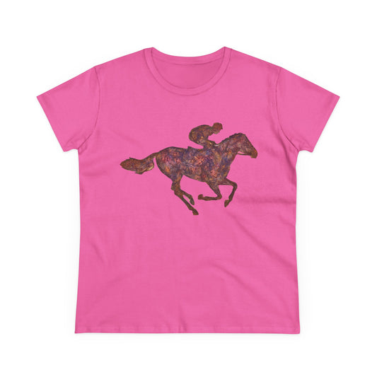 Race Horse Women's Midweight Cotton Tee