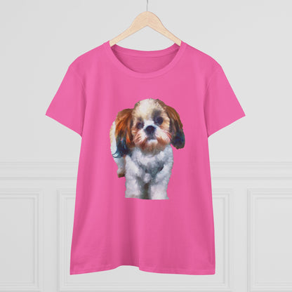 Shih-Tzu Women's Midweight Cotton Tee