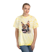 German Shepherd Tie-Dye Tee, Cyclone