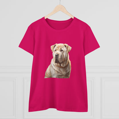 Chinese Shar-Pei Women's Midweight Cotton Tee