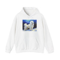 American Eskimo Dog. - Unisex 50/50 Hooded Sweatshirt