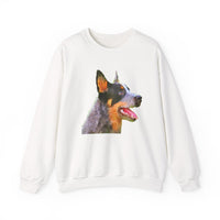 Blue Heeler - Australian Cattle Dog 'Percy' Unisex Crewneck Sweatshirt