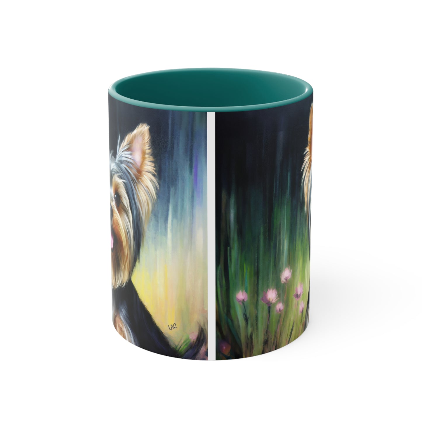 Yorkie #3 11oz Ceramic Accent Mug