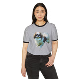 Japanese Chin Classic Cotton Ringer T-Shirt