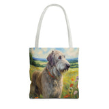 Irish Wolfhound Polyester Tote Bag (AOP)