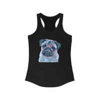 Pug 'Pompey' Women's Racerback Tank