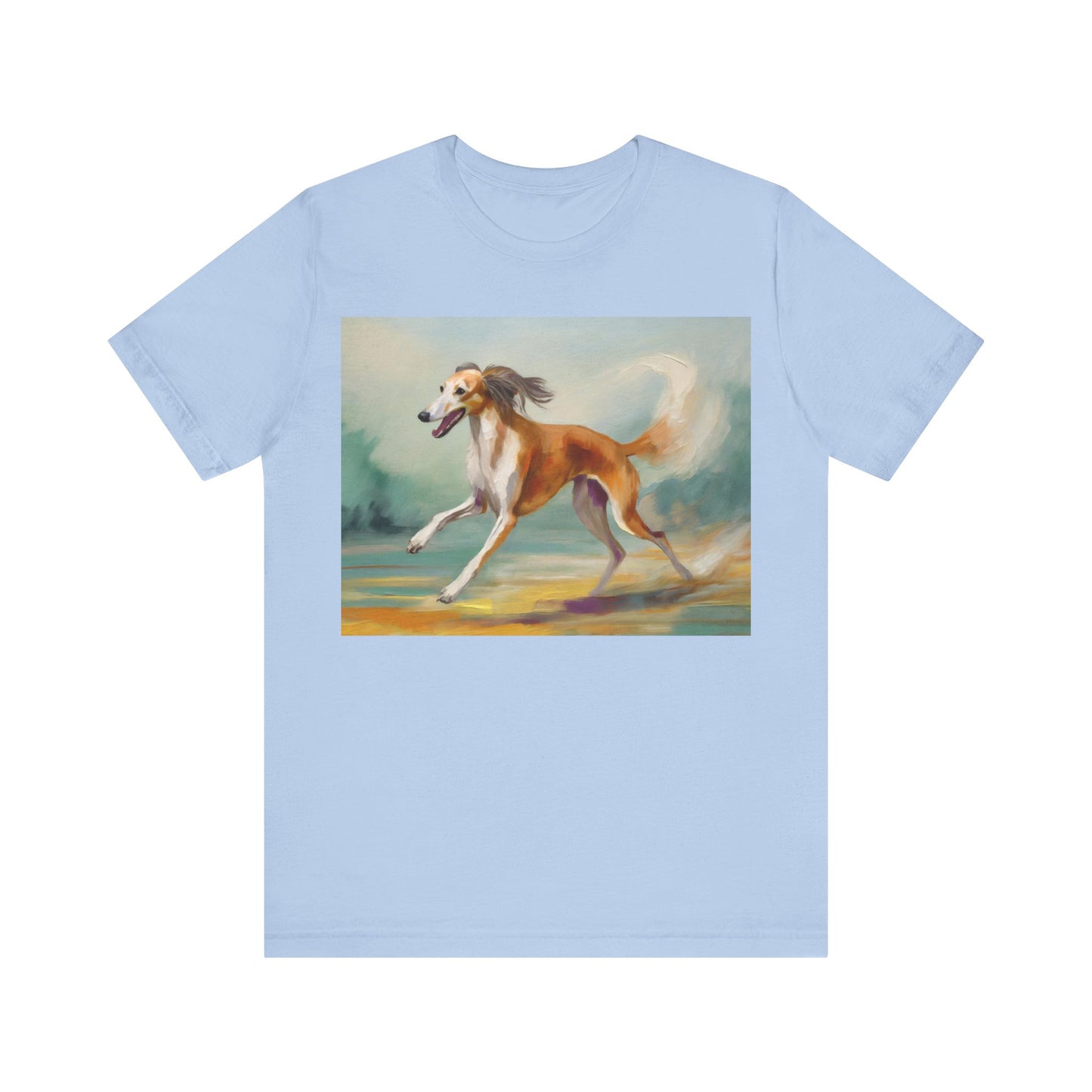 Saluki 'On the Run' Unisex Jersey Short Sleeve Tee