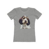Petit Basset Griffon Vendéen Women's Slim Fit Ringspun Cotton T-Shirt