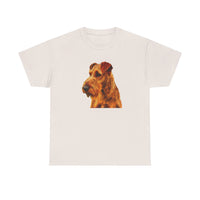 Irish Terrier 'Jocko' Unisex Heavy Cotton Tee