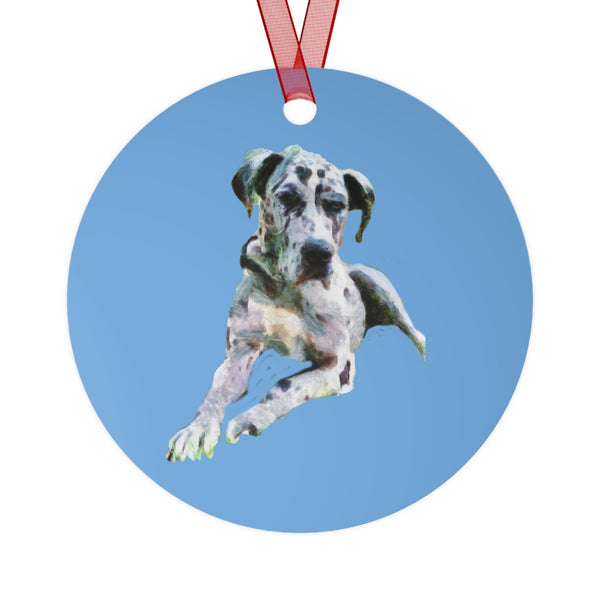 Great Dane 'Leonid' Metal Ornaments