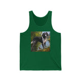 Large Munsterlander - Unisex Jersey Tank