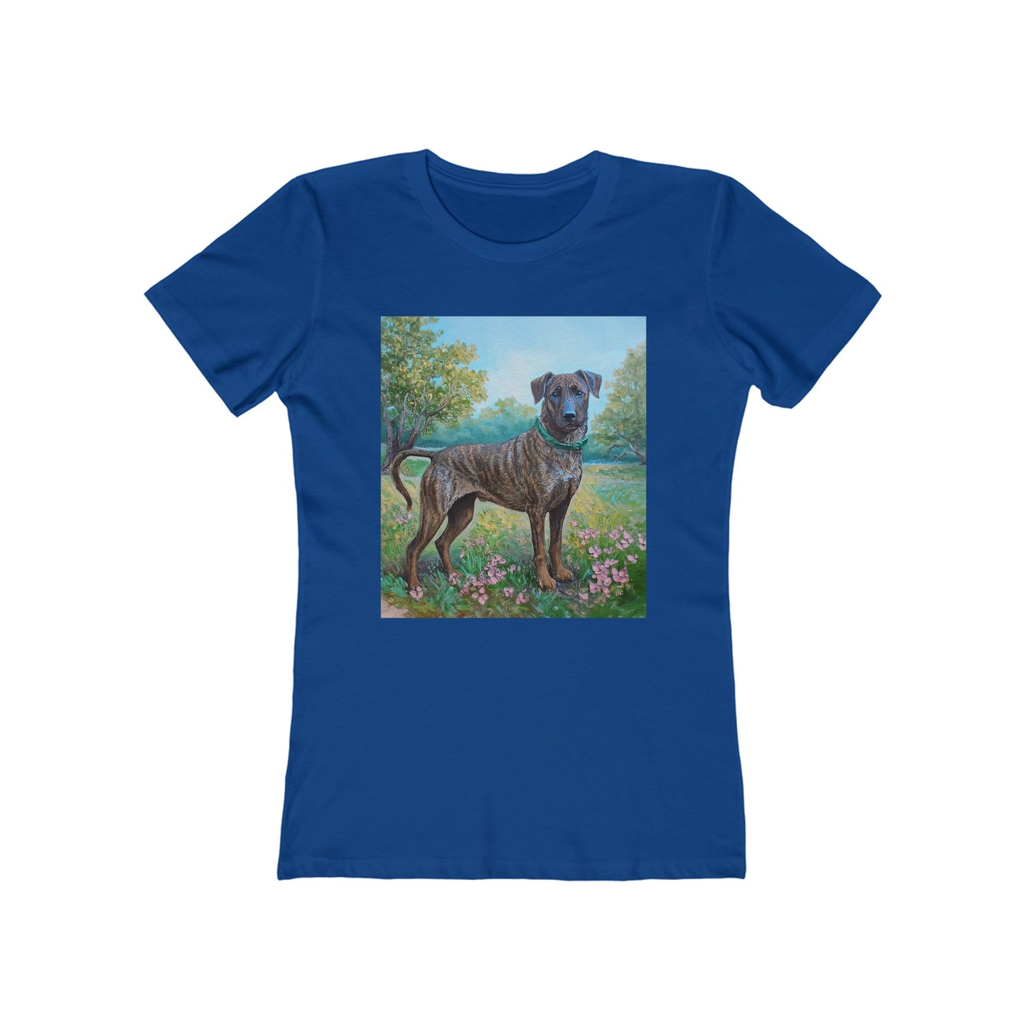 Tennessee Treeing Brindle Women's Slim Fit Ringspun Tee