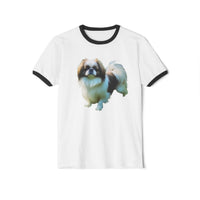 Japanese Chin Classic Cotton Ringer T-Shirt