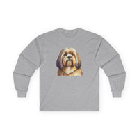 Lhasa Apso Unisex Cotton Long Sleeve Tee