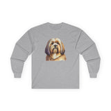 Lhasa Apso Unisex Cotton Long Sleeve Tee