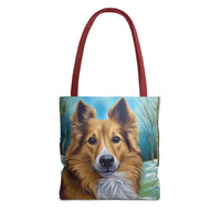 Icelandic Sheepdog Polyester Tote Bag (AOP)