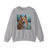 Icelandic Sheepdog #2 - Unisex 50/50 Crewneck Sweatshirt